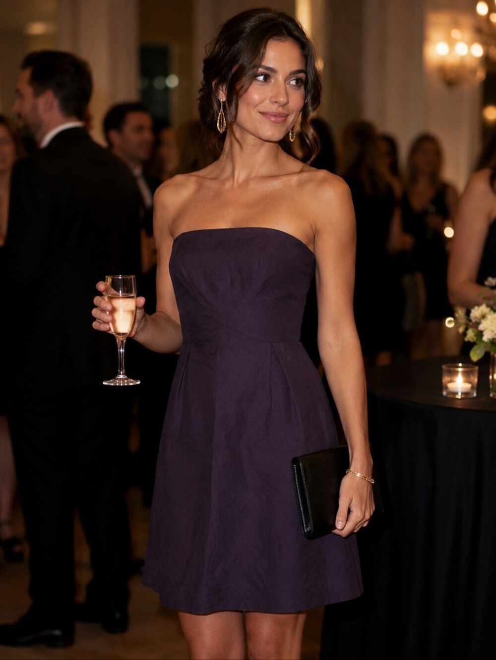J. Crew sleeveless purple dress